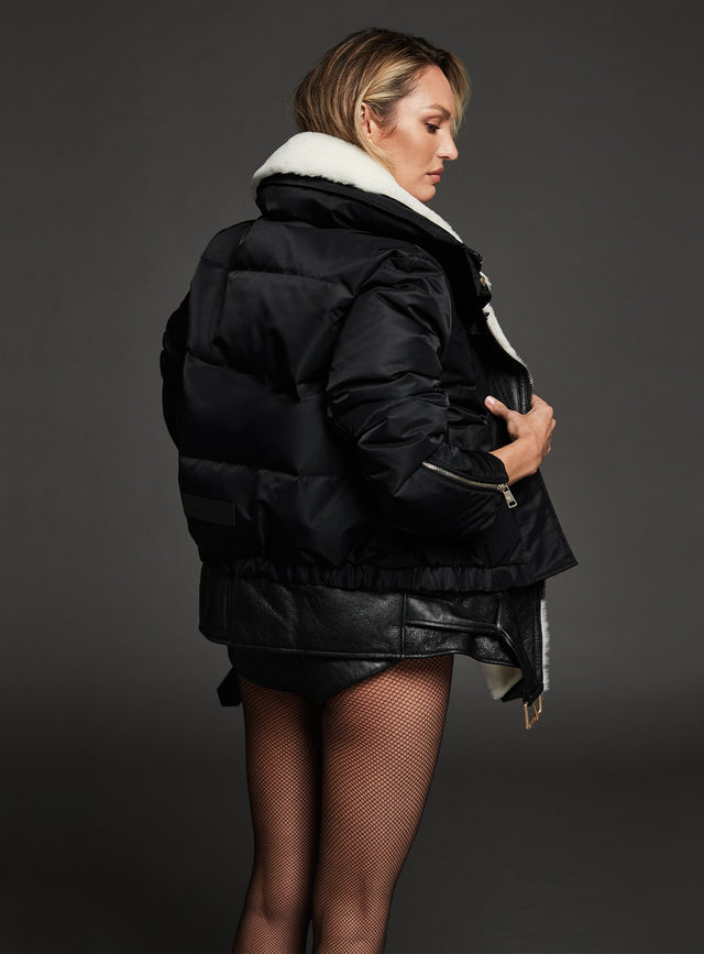 Nicole Benisti HAYDON VESTE DE MOTARD EN SHEARLING