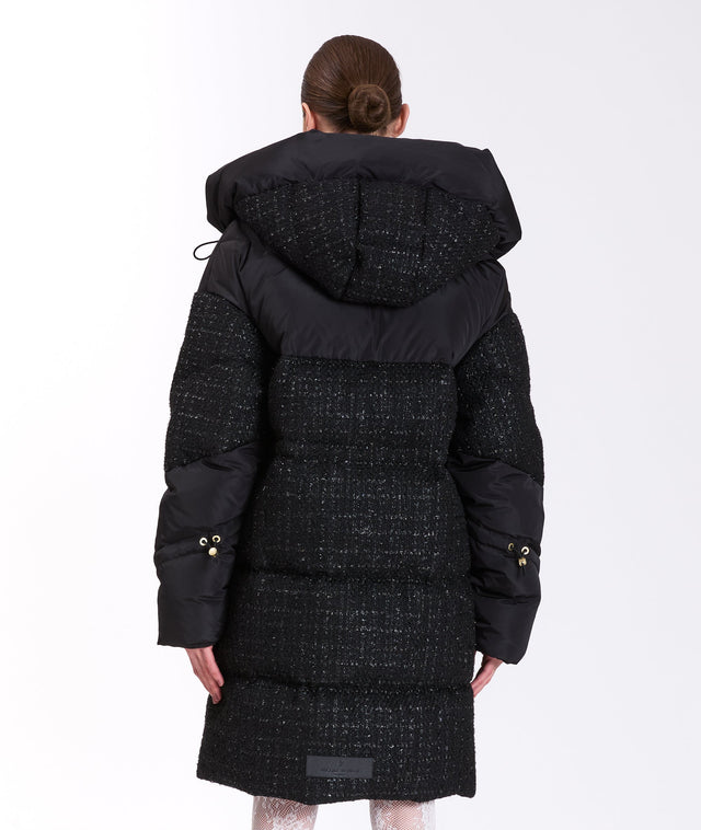 Nicole Benisti MIKAELA TWEED VESTE PUFFER EN TWEED