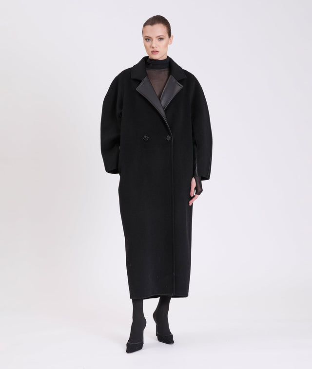 Nicole Benisti ROWAN VESTE LONGUE EN LAINE CACHEMIRE