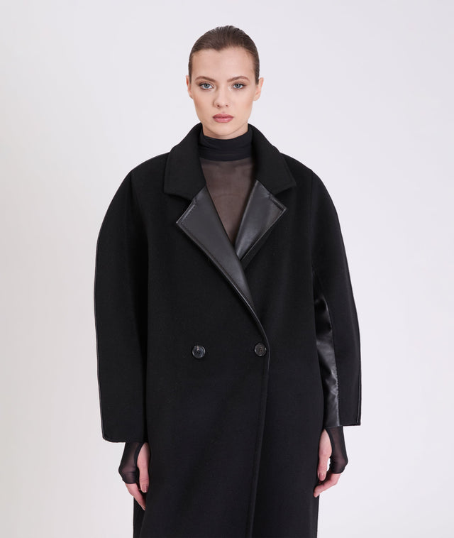 Nicole Benisti ROWAN VESTE LONGUE EN LAINE CACHEMIRE