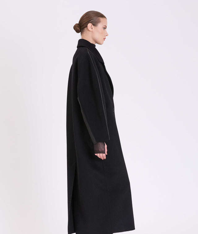 Nicole Benisti ROWAN VESTE LONGUE EN LAINE CACHEMIRE