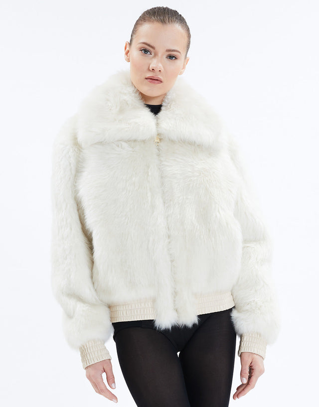 Nicole Benisti SAULE VESTE EN SHEARLING CHEVEUX LONGS