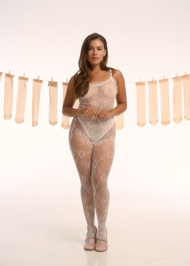 nina des criquets Body "Swan" Creme