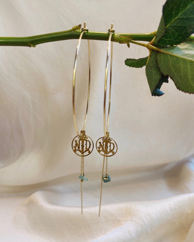 Nina Des Criquets Boucles D'oreilles "AVENTURINE"