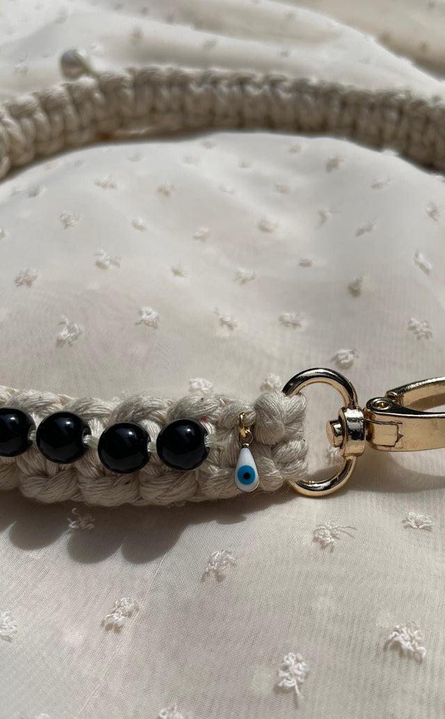 Nina Des Criquets Collier "GEORGES" Onyx Noire