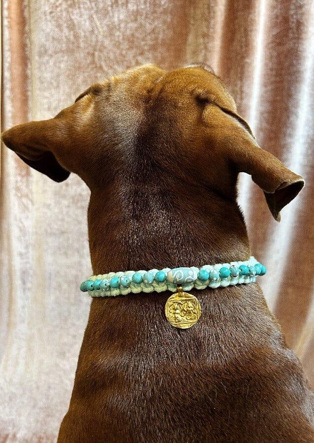 nina des criquets Collier "GEORGES" Turquoise