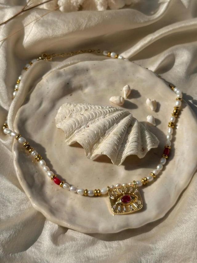 nina des criquets Collier "IRIS"