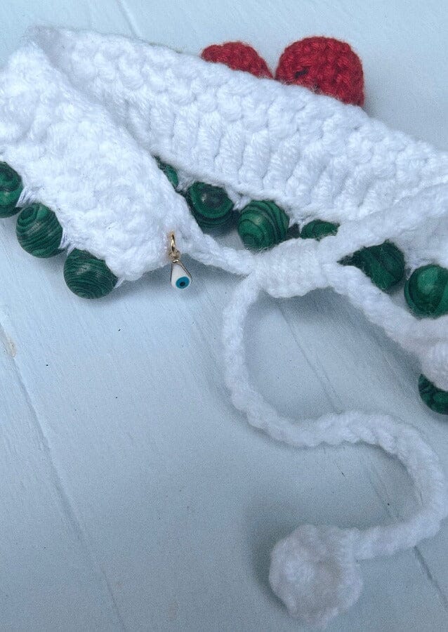Nina Des Criquets Collier "LULU" Malachite