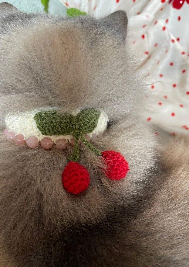 nina des criquets Collier "LULU" Quartz Rose