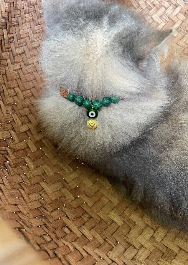 Nina Des Criquets Collier "MOCHI" Malachite