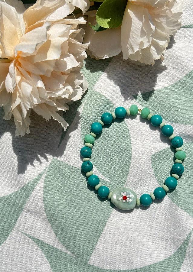 Nina Des Criquets Collier "MOCHI" Turquoise