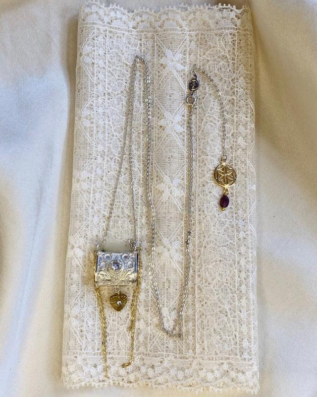 nina des criquets Collier "PENSÉES" #1