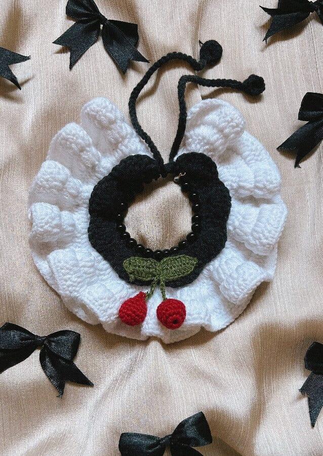 nina des criquets Collier "YVONNE" Onyx Noire