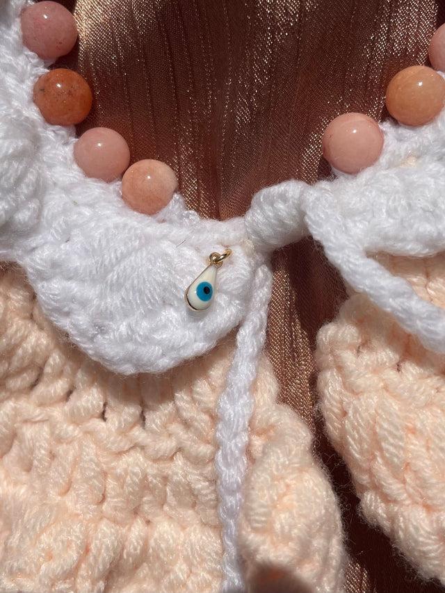 Nina Des Criquets Collier "YVONNE" Rhodonite