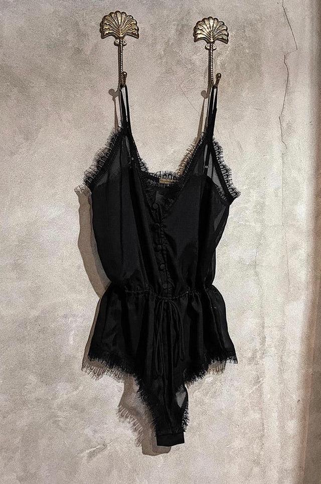 Nina Des Criquets Combi Short "ALIKI" Noir
