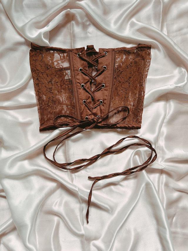 Nina Des Criquets Corset "NÉGRONI" Chocolat