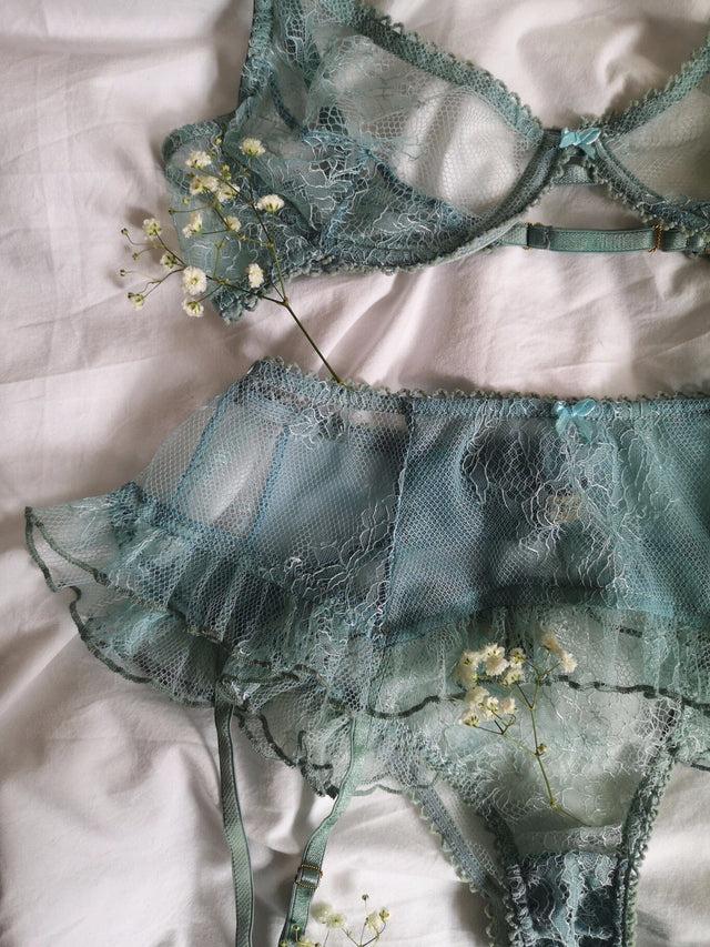 Nina Des Criquets Ensemble "FANNY" Bleu Ciel