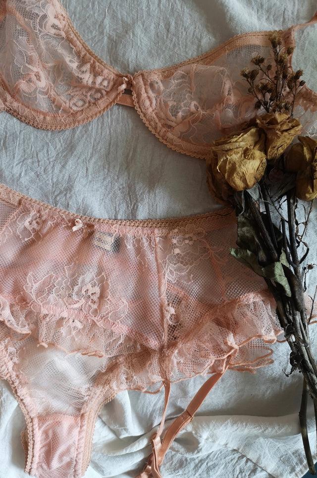 nina des criquets Ensemble "FANNY" Rose Poudré