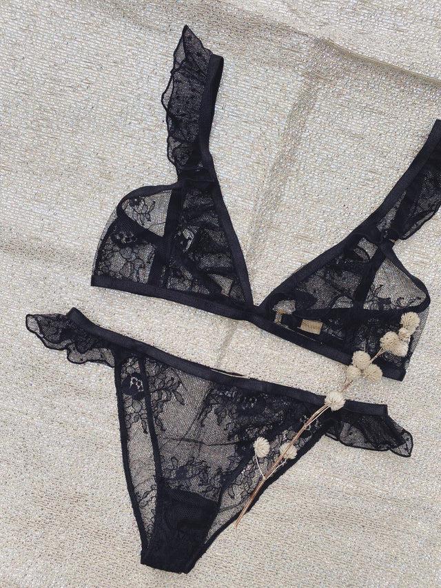 nina des criquets Ensemble "RIO" Noir