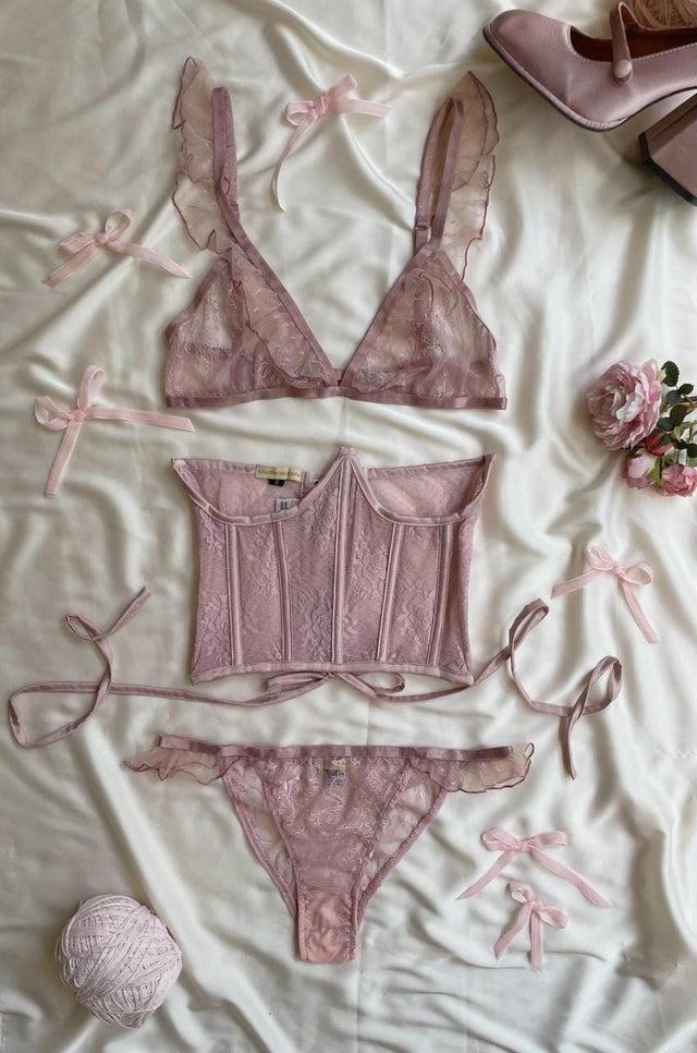 nina des criquets Ensemble "RIO" Rose