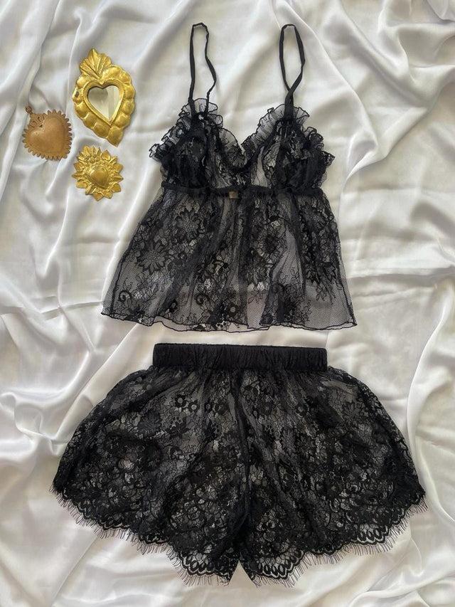 Nina Des Criquets Ensemble Shorty "RENÉE" Blanc