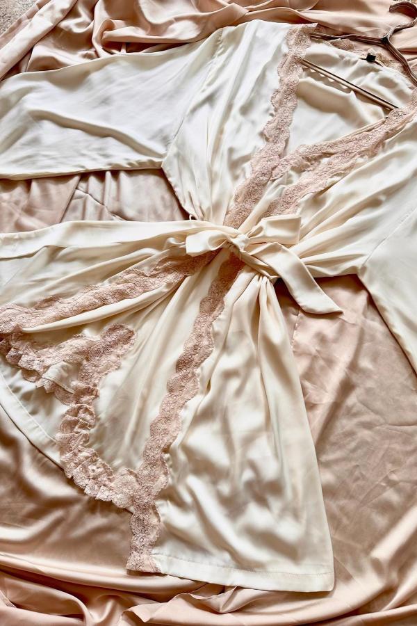 Nina Des Criquets Kimono "MADELEINE" Crème