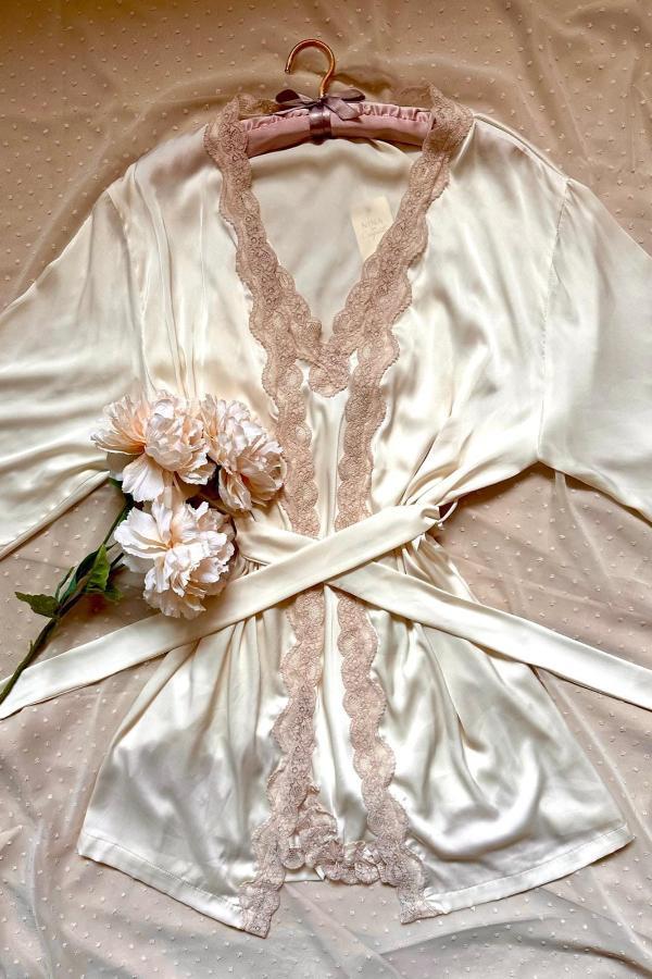 nina des criquets Kimono "MADELEINE" Crème