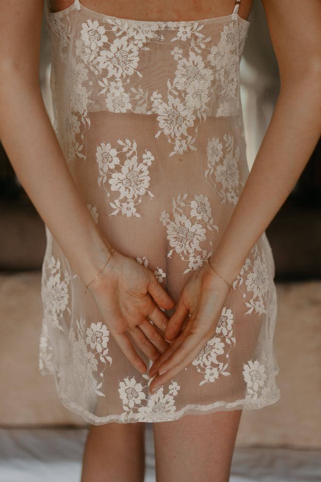 Nina Des Criquets Nuisette "NICOLE" Nude