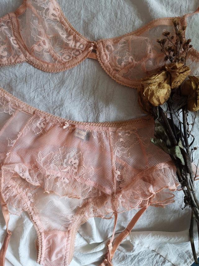 Nina Des Criquets Porte-jarretelles "FANNY" Noir