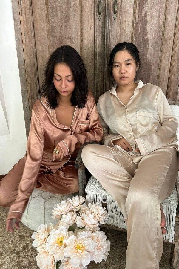 Nina Des Criquets Pyjama "CHARLOTTE" Chantilly