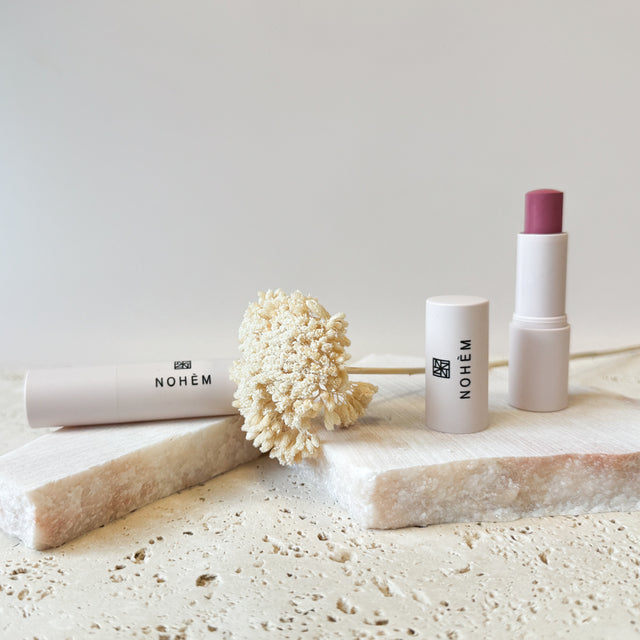 nohèm Baume à lèvres teinté bois de rose