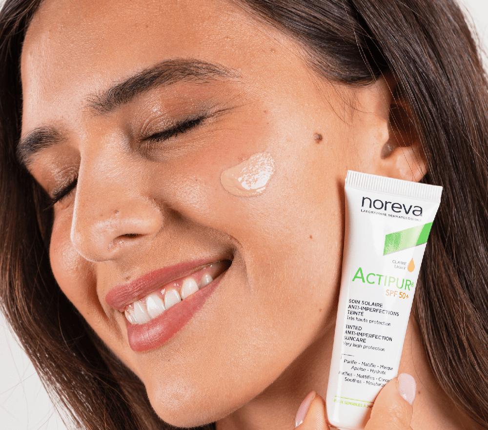 Noreva Soin Solaire Anti-imperfections Teinté SPF50+ Teinte Claire