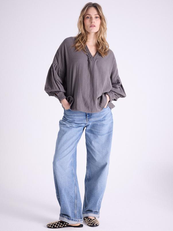 Notshy Blouse Coton Clovis Blouse Double Gaze De Coton