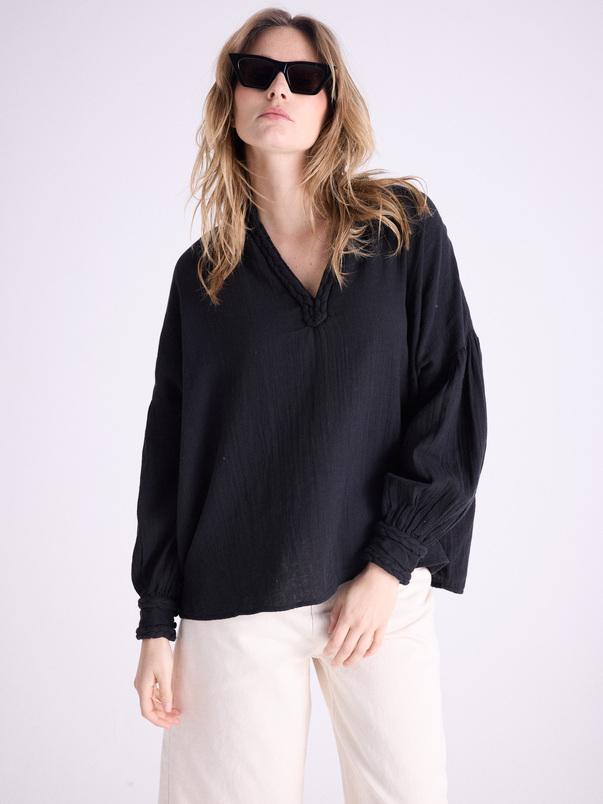 Notshy Blouse Coton Clovis Blouse Double Gaze De Coton