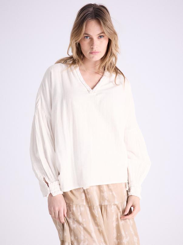 Notshy Blouse Coton Clovis Blouse Double Gaze De Coton
