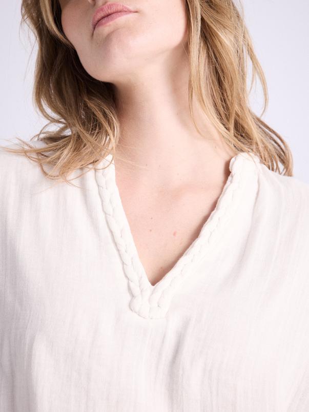 Notshy Blouse Coton Clovis Blouse Double Gaze De Coton