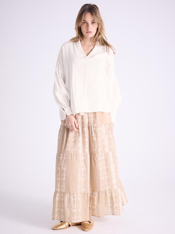 notshy Blouse coton Clovis Blouse double gaze de coton