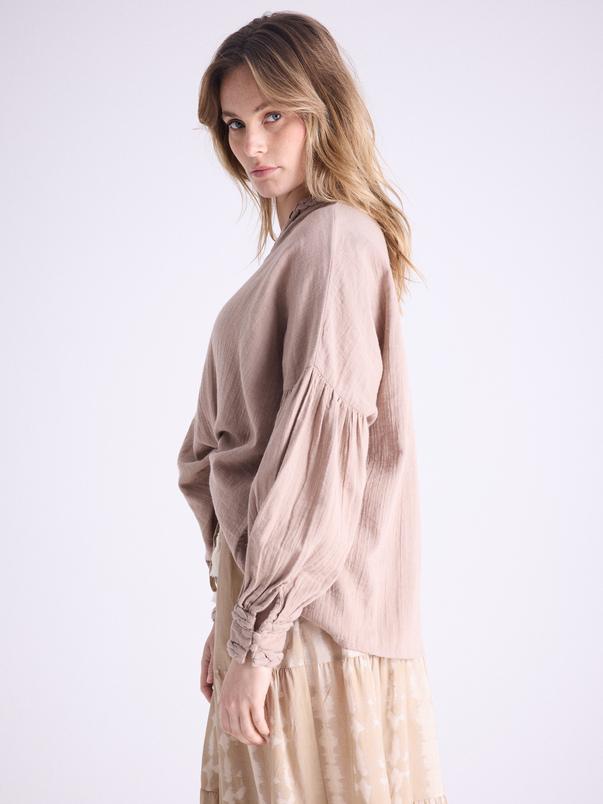 Notshy Blouse Coton Clovis Blouse Double Gaze De Coton