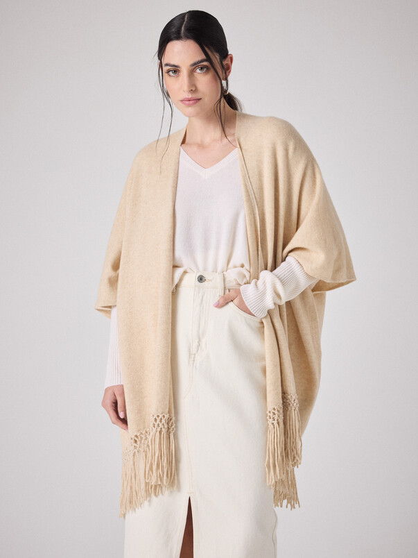 Notshy Cape Cachemire Juliette Cape Cachemire 2 Fils Jauge 12