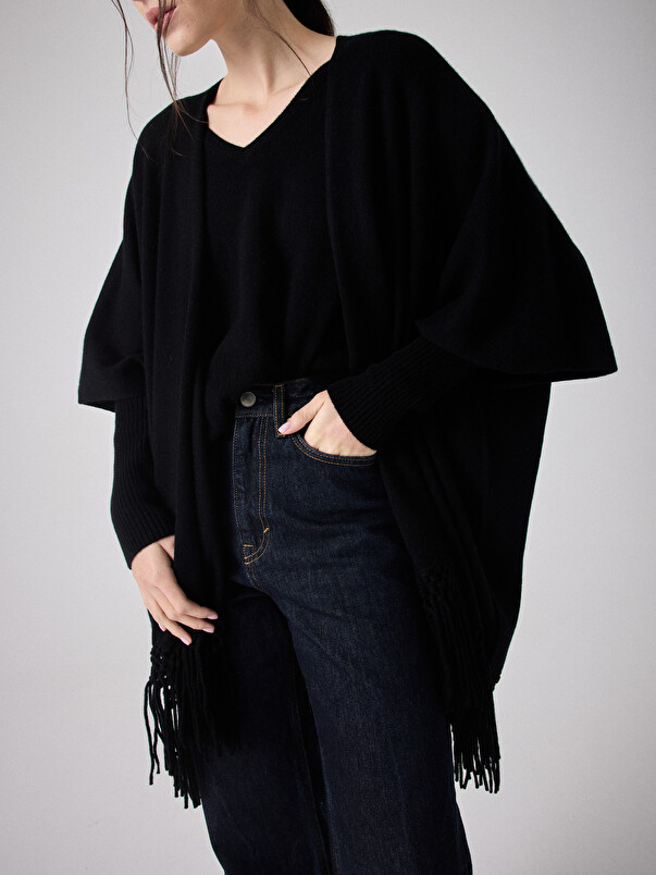 Notshy Cape Cachemire Juliette Cape Cachemire 2 Fils Jauge 12