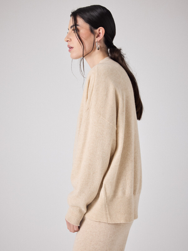 Notshy Cardigan Cachemire Manille Cardigan Cachemire 2 Fils Jauge 12