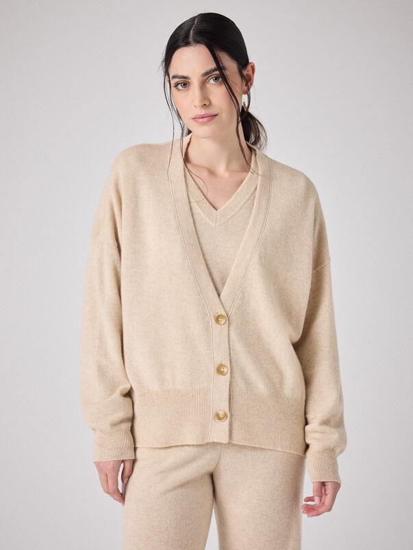 notshy Cardigan cachemire Manille Cardigan cachemire 2 fils jauge 12