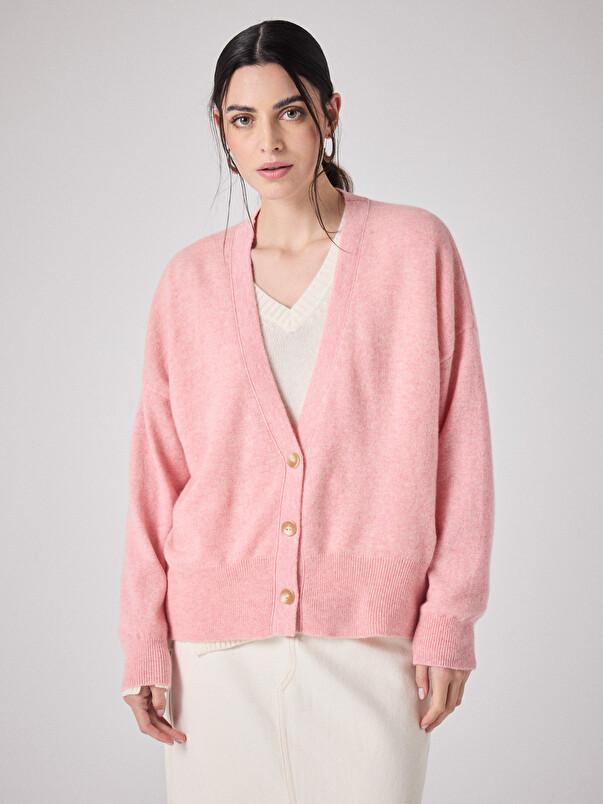Notshy Cardigan Cachemire Manille Cardigan Cachemire 2 Fils Jauge 12