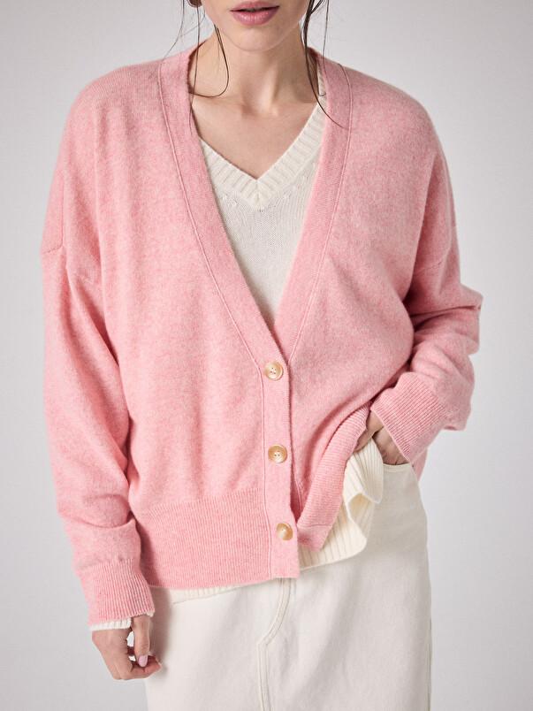 Notshy Cardigan Cachemire Manille Cardigan Cachemire 2 Fils Jauge 12