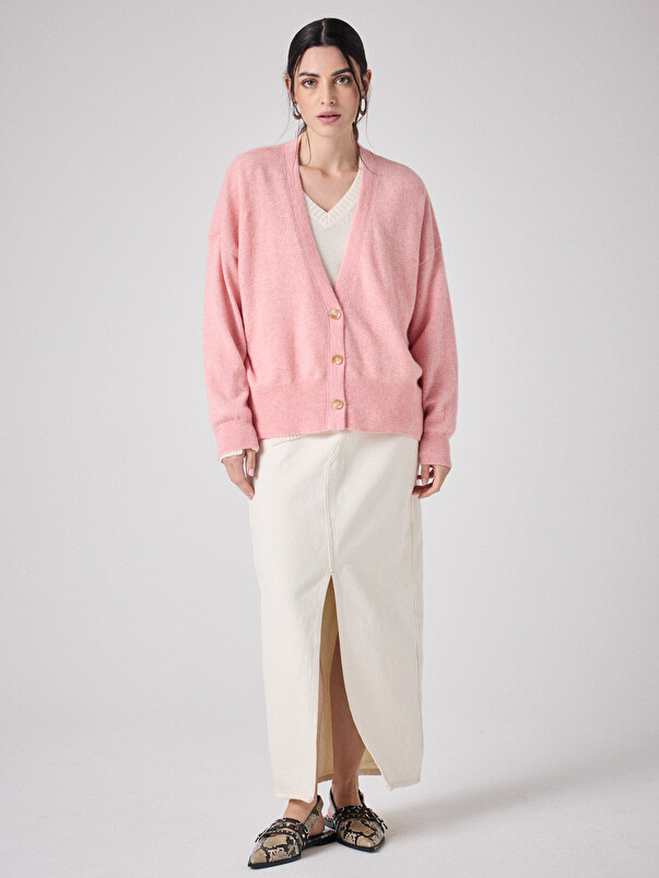 notshy Cardigan cachemire Manille Cardigan cachemire 2 fils jauge 12