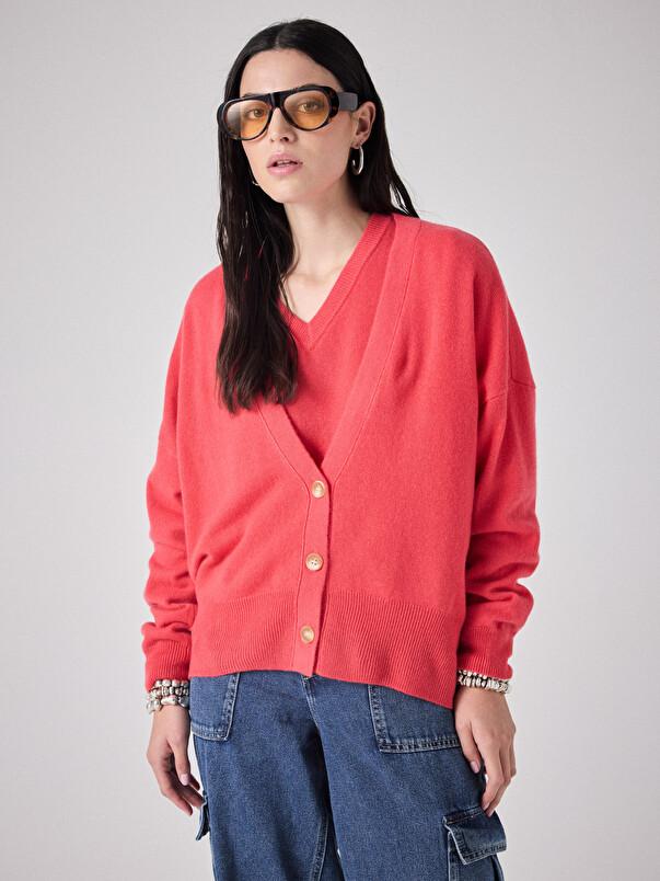 Notshy Cardigan Cachemire Manille Cardigan Cachemire 2 Fils Jauge 12