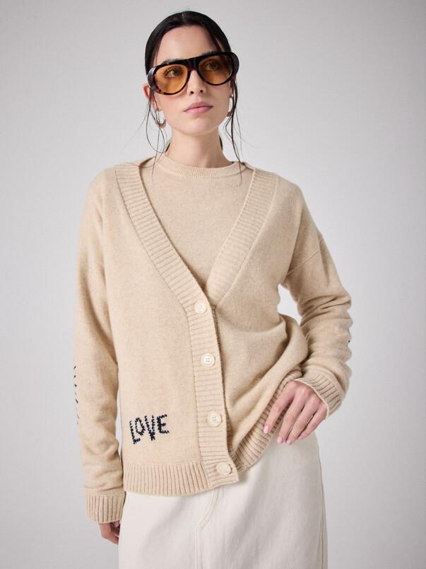 notshy Cardigan cachemire Rose Cardigan cachemire 2 fils jauge 12 notshy Cardigan cachemire Rose Cardigan cachemire 2 fils jauge 12