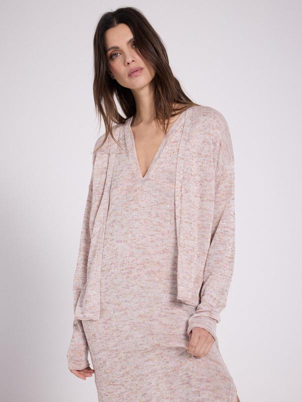 Notshy Cardigan Willow Cardigan Coton Lin Polyamide Et Sequins