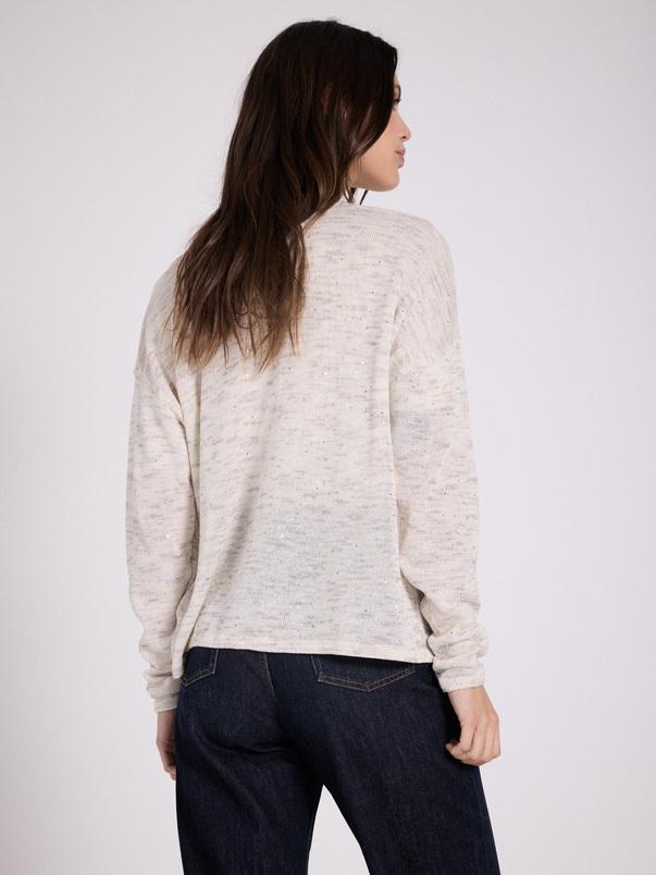 Notshy Cardigan Willow Cardigan Coton Lin Polyamide Et Sequins