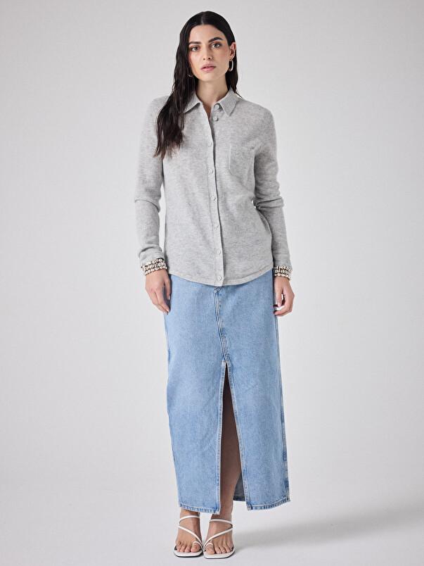 Notshy Chemise Cachemire Albertine Chemise Cachemire 2 Fils 12GG